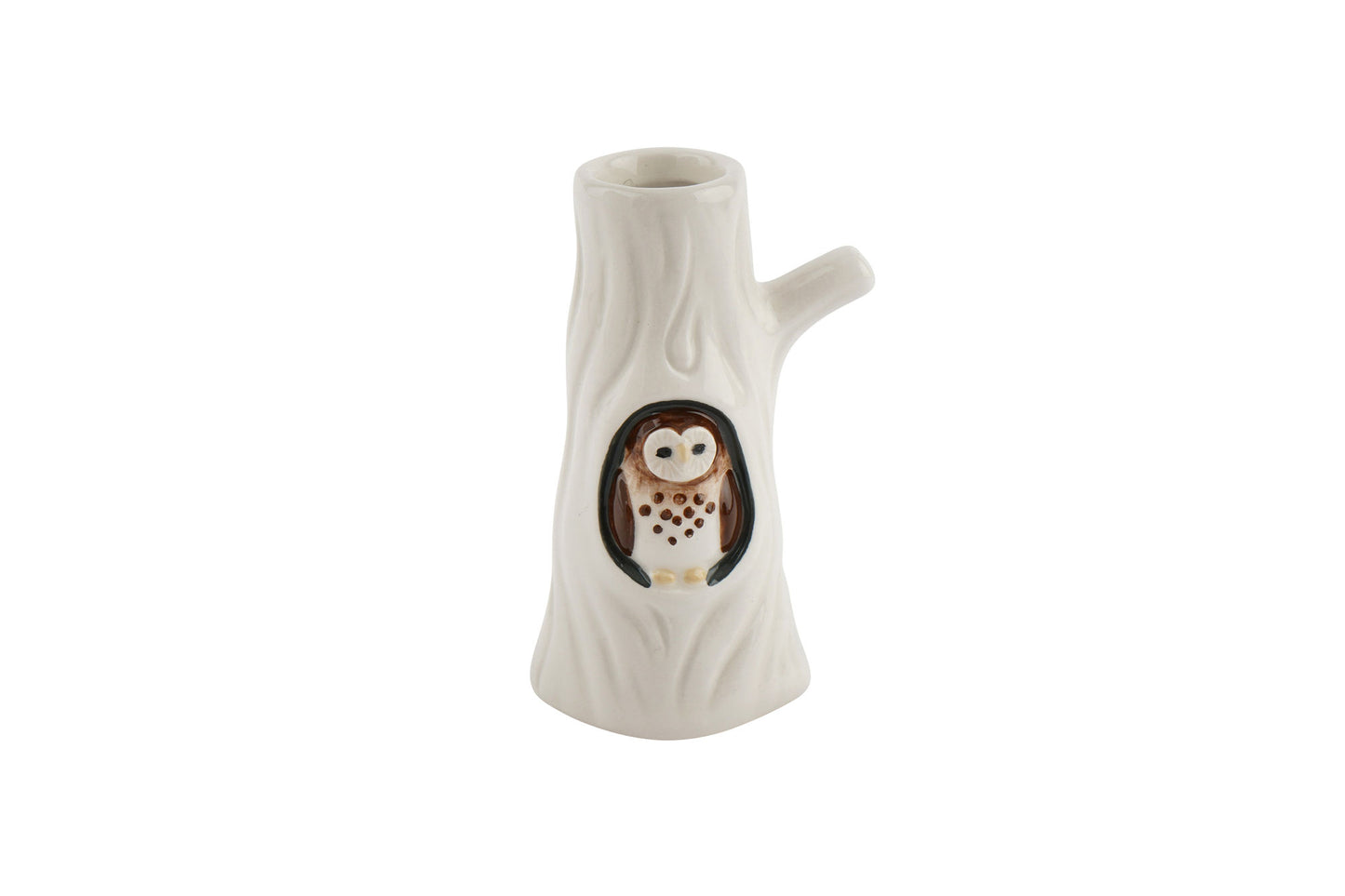 Winter Solstice Barn Owl Bud Vase | In Gift Box | Home Decor | Homeware
