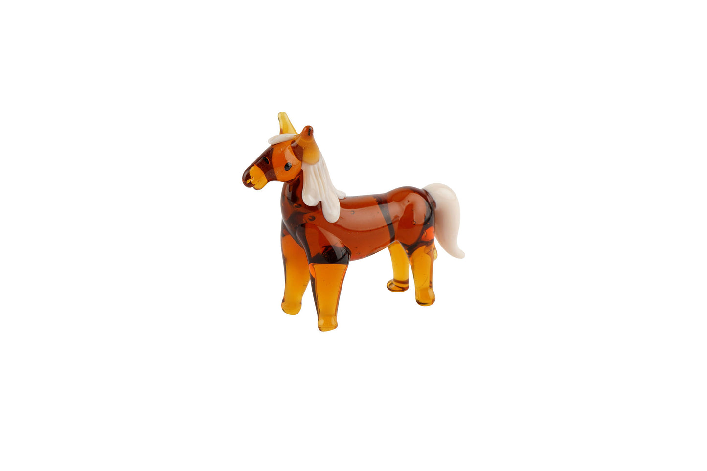 Artisan Glass Shetland Pony In Gift Box • Decoration • Ornament • Collectable • Home Decor