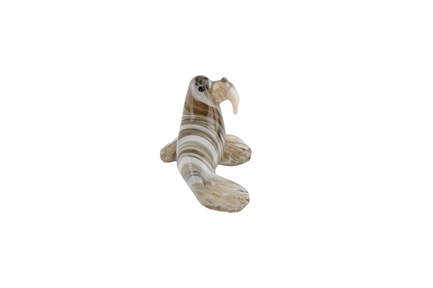 Artisan Glass Walrus In Gift Box • Decoration • Ornament • Collectable • Home Decor