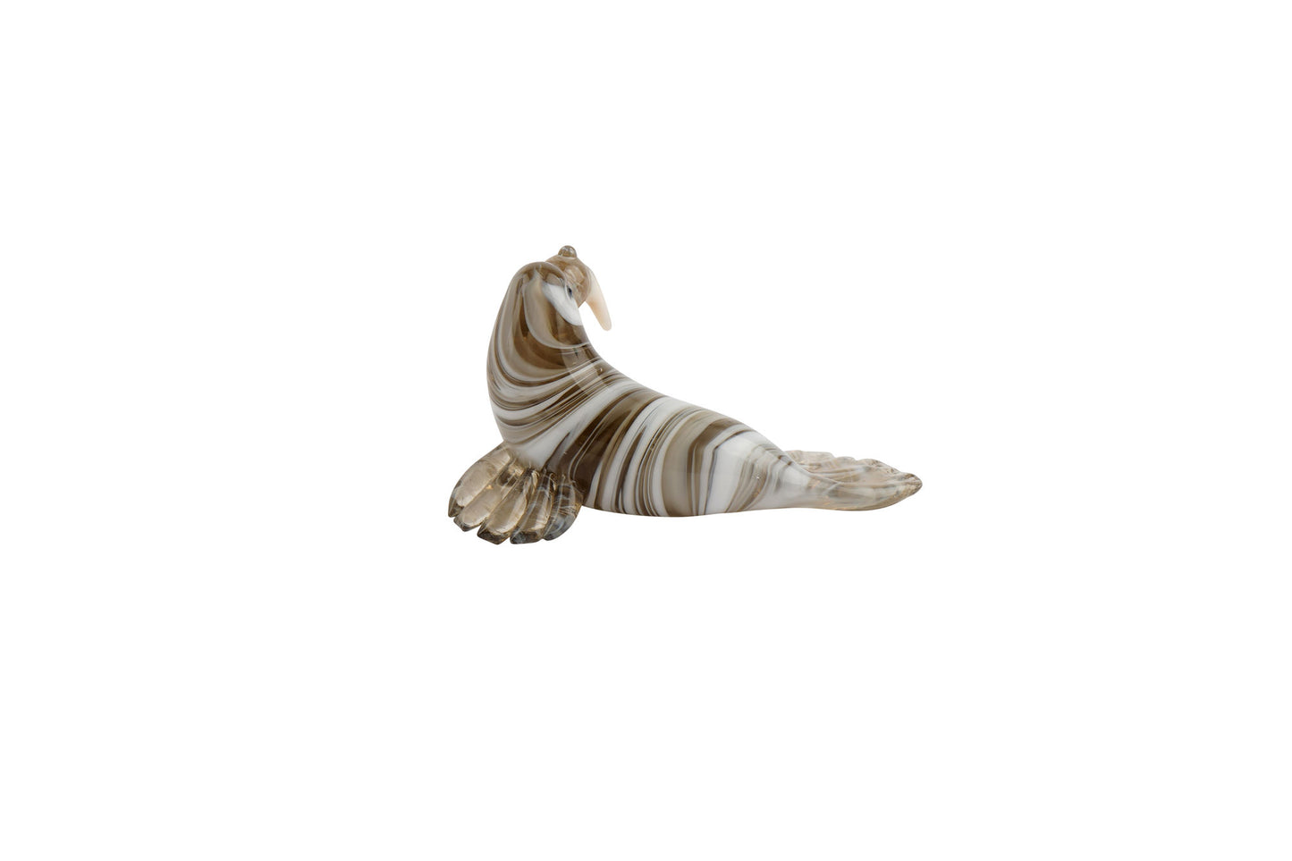 Artisan Glass Walrus In Gift Box • Decoration • Ornament • Collectable • Home Decor