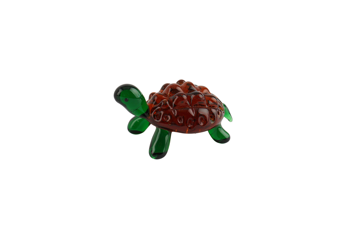 Artisan Glass Tortoise In Gift Box • Decoration • Ornament • Collectable • Home Decor