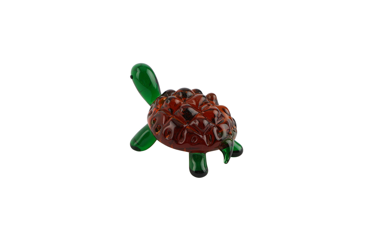 Artisan Glass Tortoise In Gift Box • Decoration • Ornament • Collectable • Home Decor