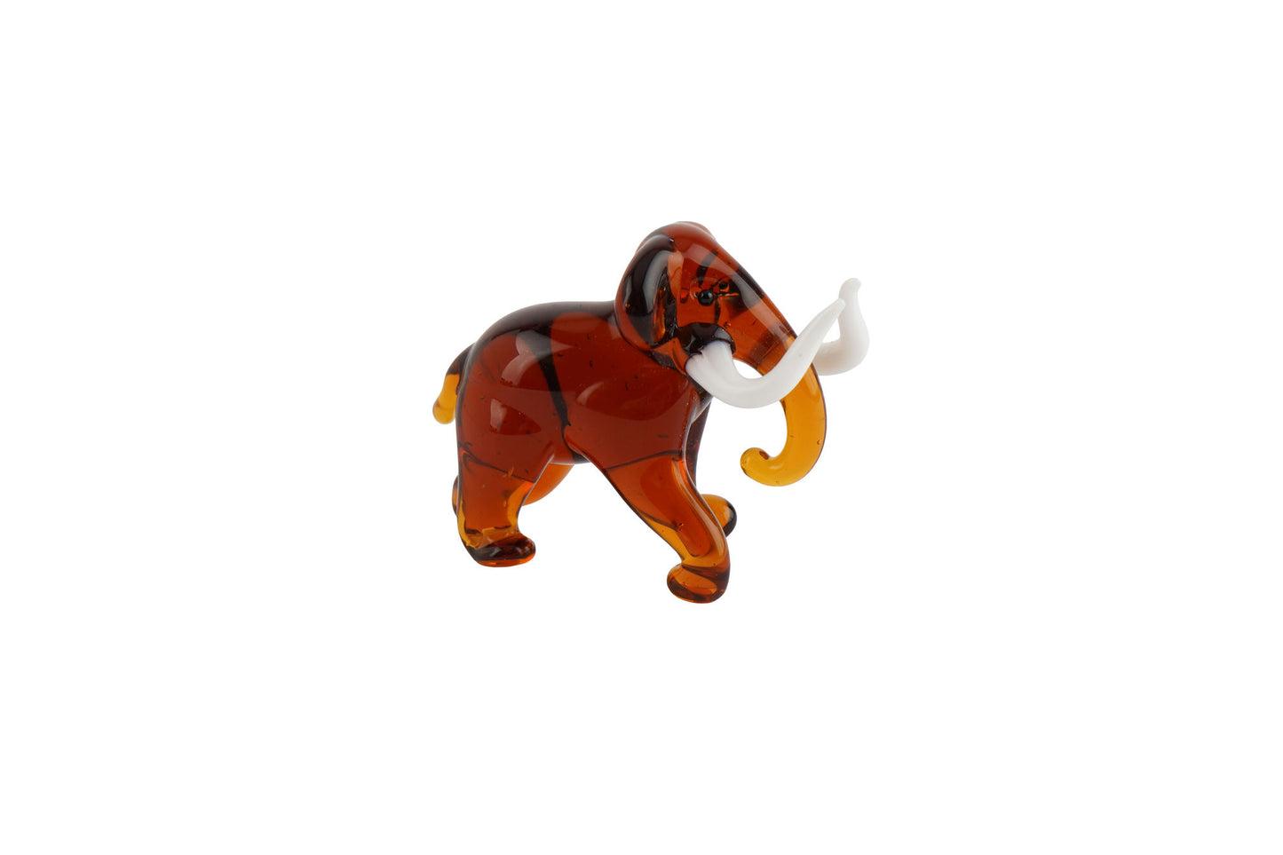 Artisan Glass Woolly Mammouth In Gift Box • Decoration • Ornament • Collectable • Home Decor
