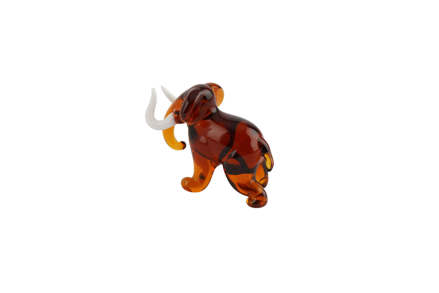 Artisan Glass Woolly Mammouth In Gift Box • Decoration • Ornament • Collectable • Home Decor