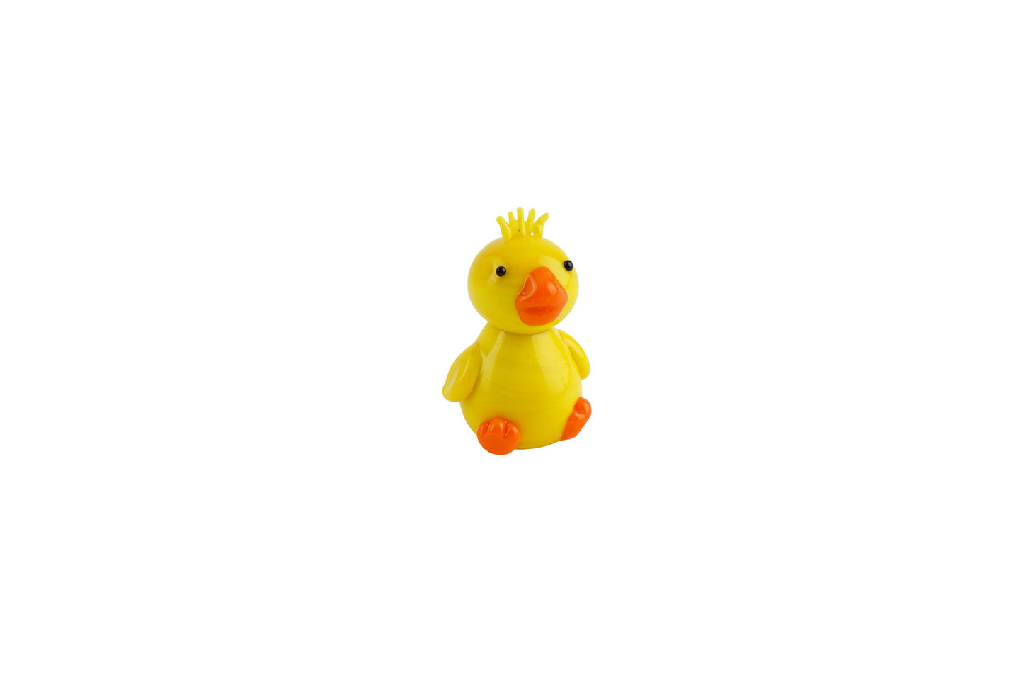 Artisan Glass Yellow Chick In Gift Box • Decoration • Ornament • Collectable • Home Decor