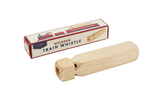 Traditional Toy Co. Wooden Train Whistle | Gift Boxed | Retro Toy | Stocking Filler