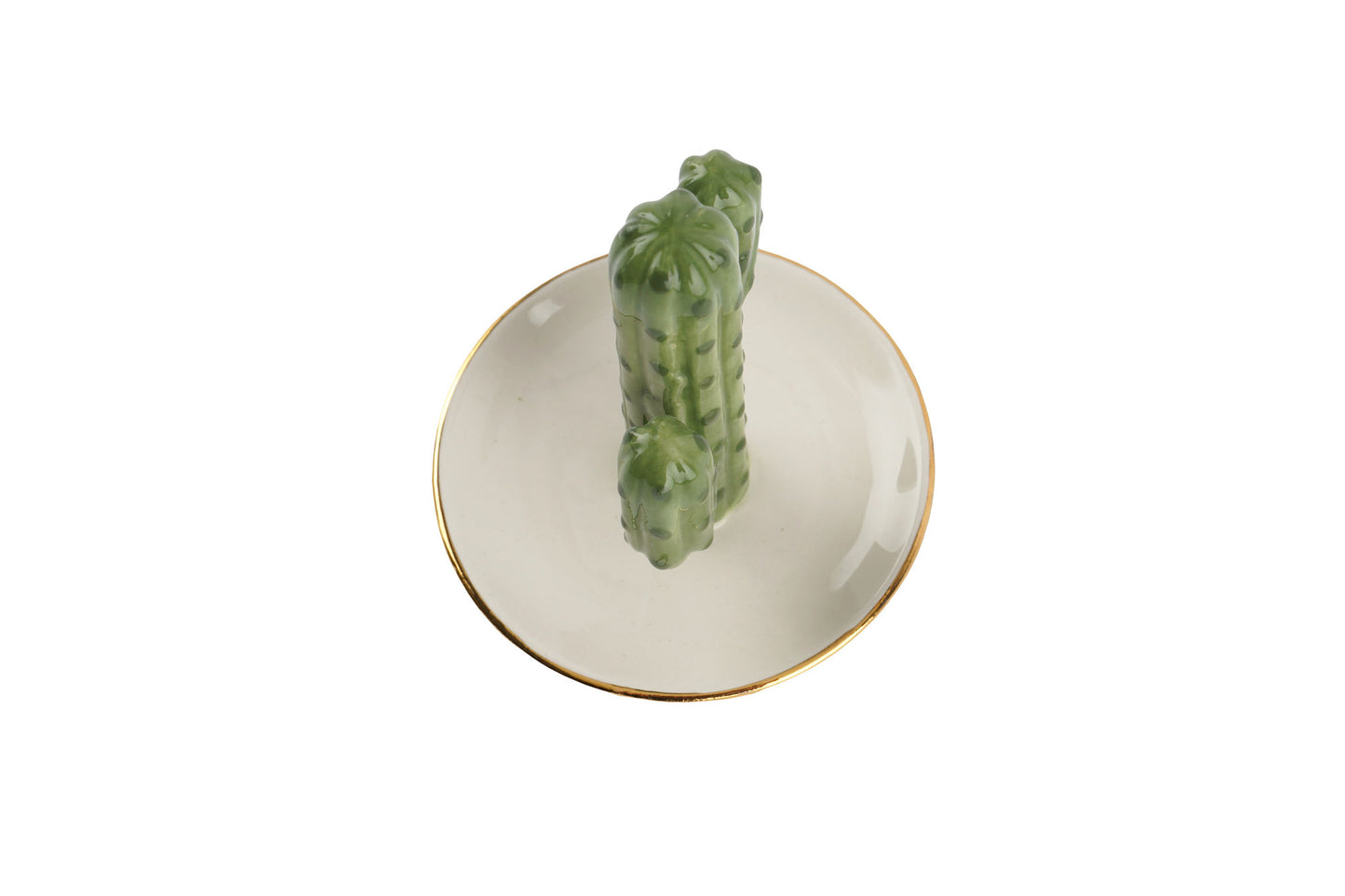 The Potting Shed Cactus Ring Holder Trinket Dish In Gift Box | Jewellery Holder | Home Decor