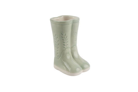 The Potting Shed Wellington Boots Bud Vase | In Gift Box | Homeware | Home Decor | Floral Vase