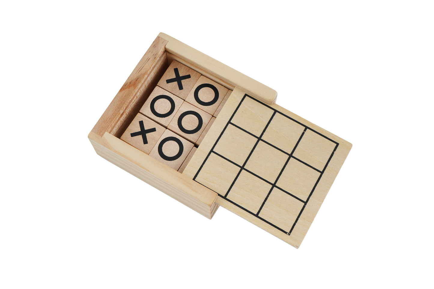 Traditional Toy Co. Wooden Tic Tac Toe Set • Game • Travel Game
