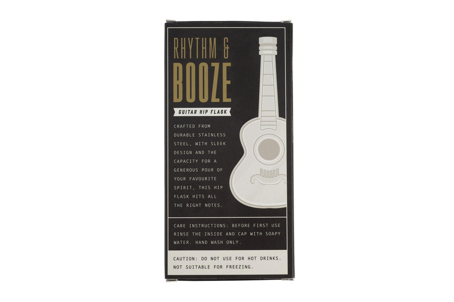 Guitar Hip Flask • Stainless Steel Music Lover Gift