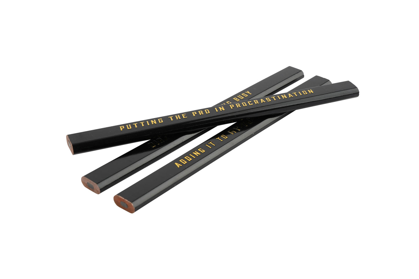 Set Of 3 Pencils • 'Pencil Pusher' • Gift Box • Stationary • Dapper Chap • Gift For Him