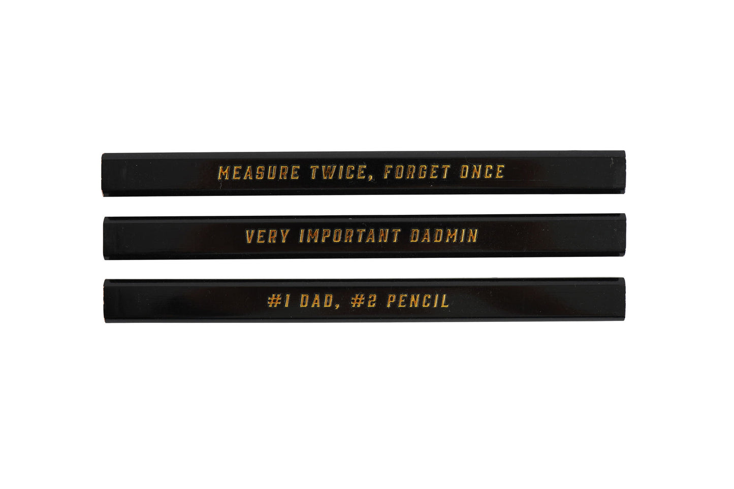 Set Of 3 Pencils • 'Dad Joke' • Gift Box • Stationary • Dapper Chap • Gift For Him