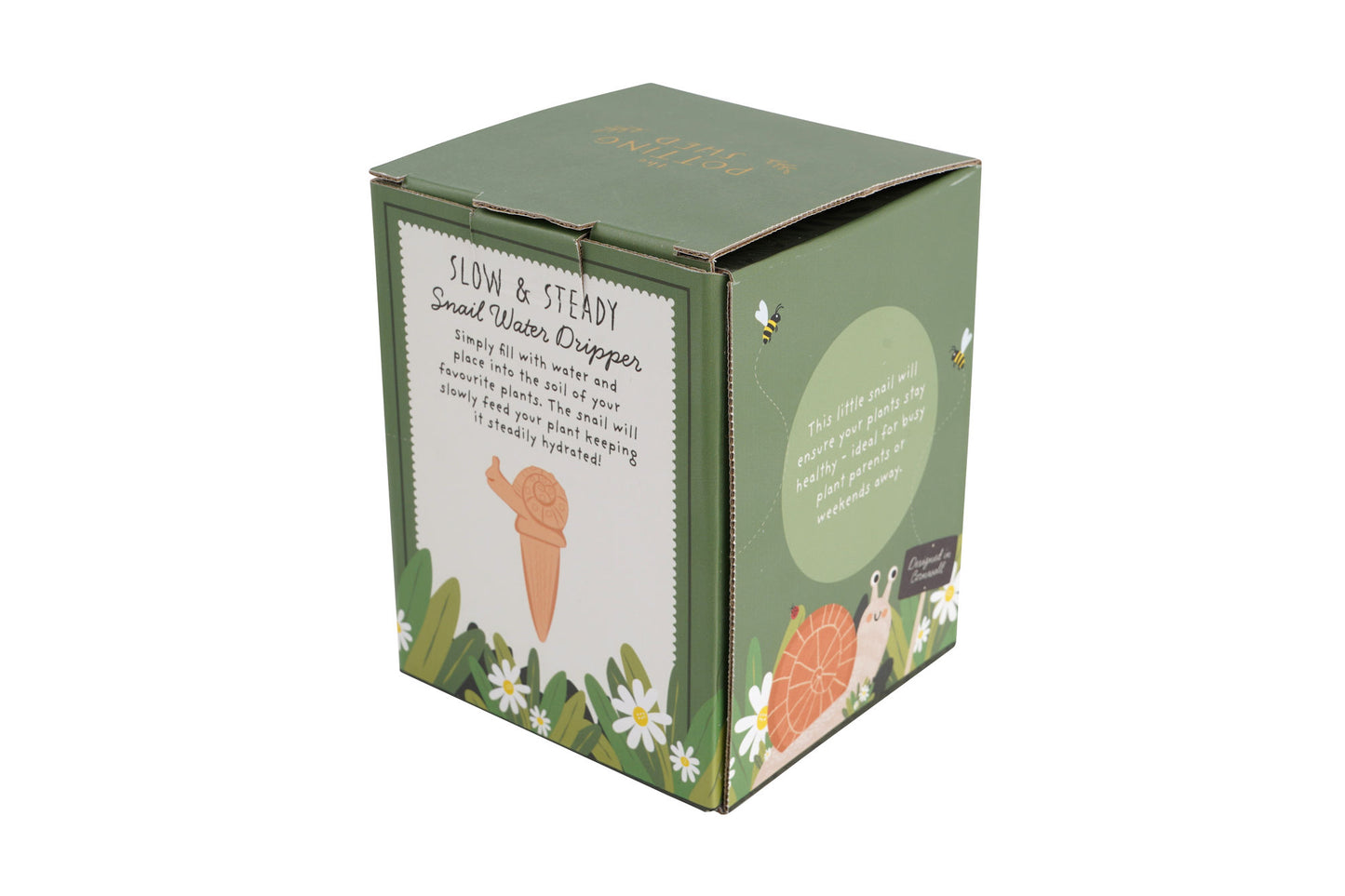 The Potting Shed Snail Water Dripper | Plant Feeder | Gift Box | Gardening Gift