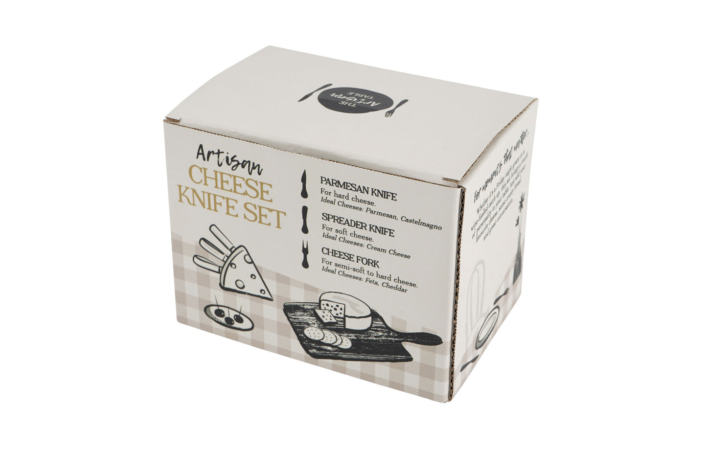 Loft Cheese Shaped Knife Block | Gift Box