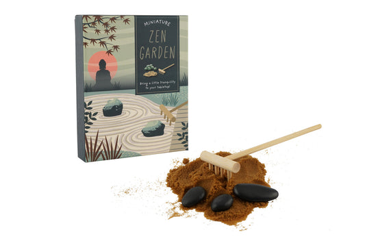 The Potting Shed Mini Zen Garden | Desk Décor | Mindfulness & Relaxation Gift