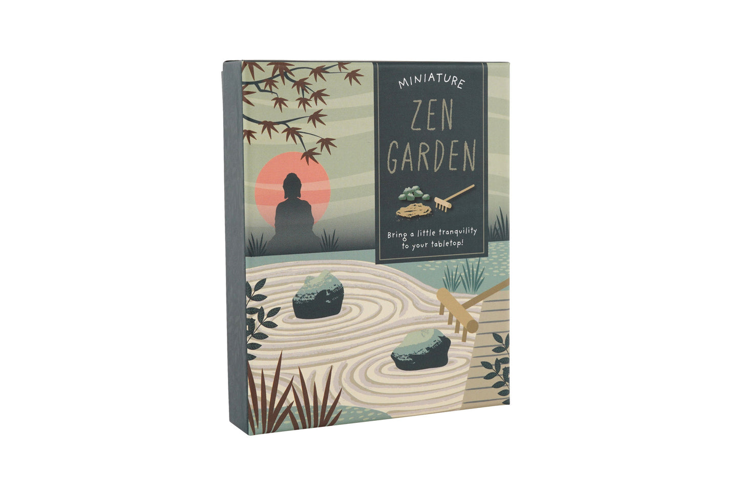 The Potting Shed Mini Zen Garden | Desk Décor | Mindfulness & Relaxation Gift
