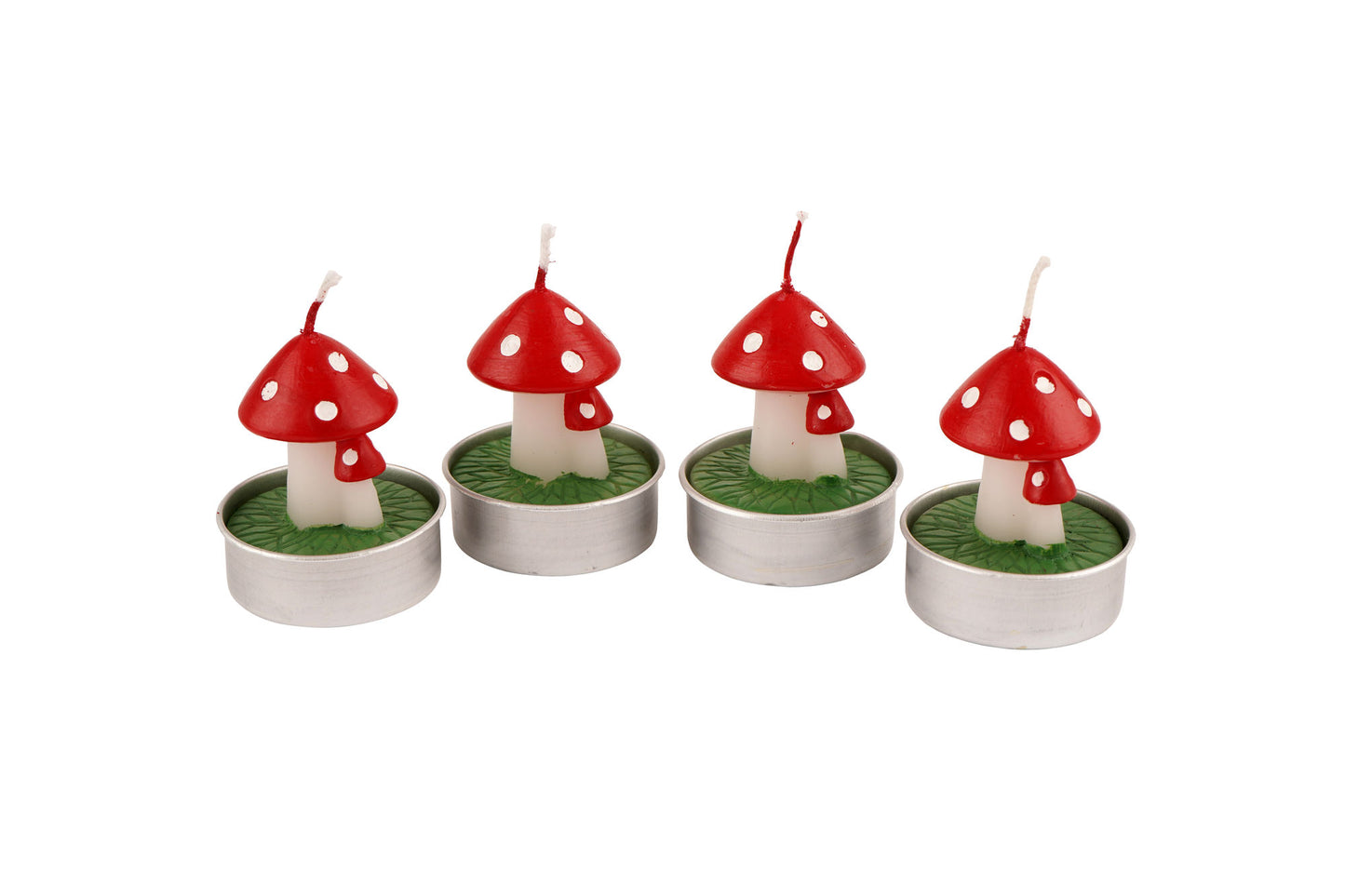 The Potting Shed Set Of 4 Toadstool Candles In Box | Home Decor | Garden Accessory