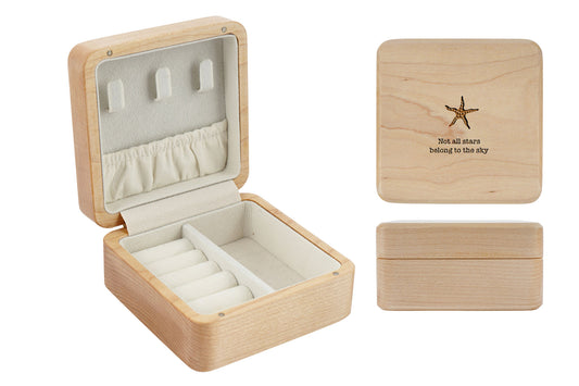 Paradise Beach 'Not All Stars Belong To The Sky' Jewellery Box | Gift Boxed | Gift For Her | Engraved Gift