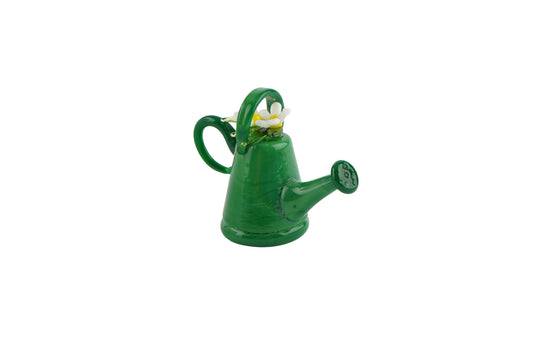 Artisan Glass Watering Can In Gift Box | Collectable | Ornament | Figurine | Home Decor