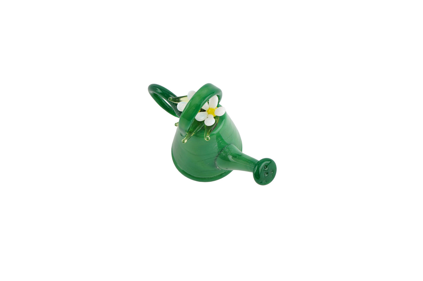 Artisan Glass Watering Can In Gift Box | Collectable | Ornament | Figurine | Home Decor