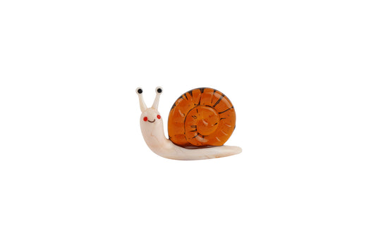 Artisan Glass Snail In Gift Box | Collectable | Ornament | Figurine | Home Decor