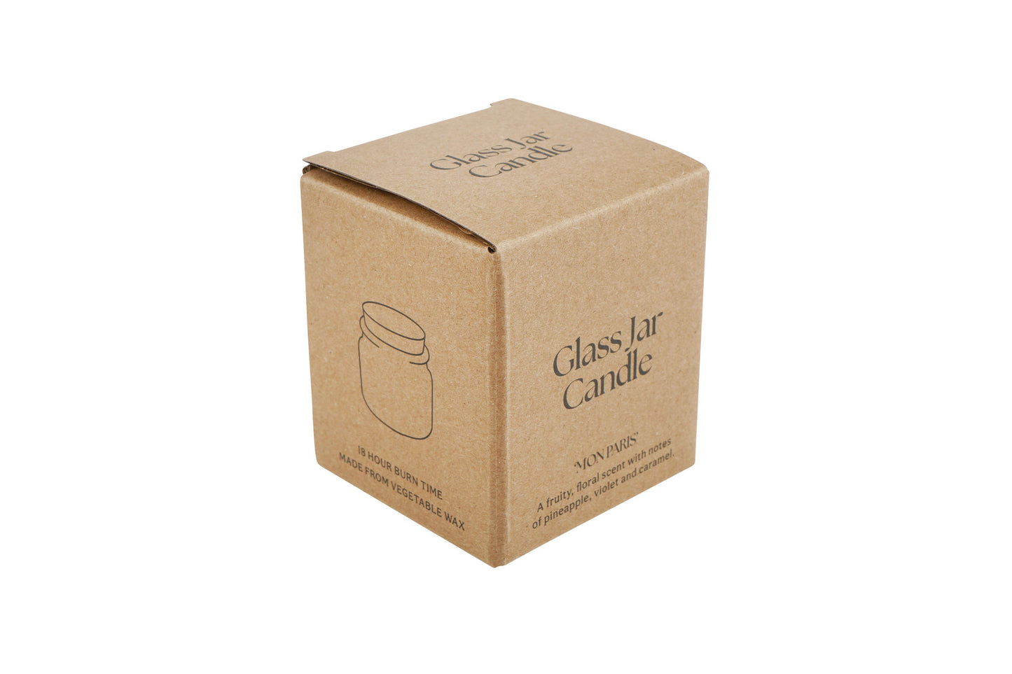 Clear Glass Jar Candle • 'Smells like it's true crime' • Halloween Candle • Scented Candle • Autumnal Home Décor • Gift Boxed