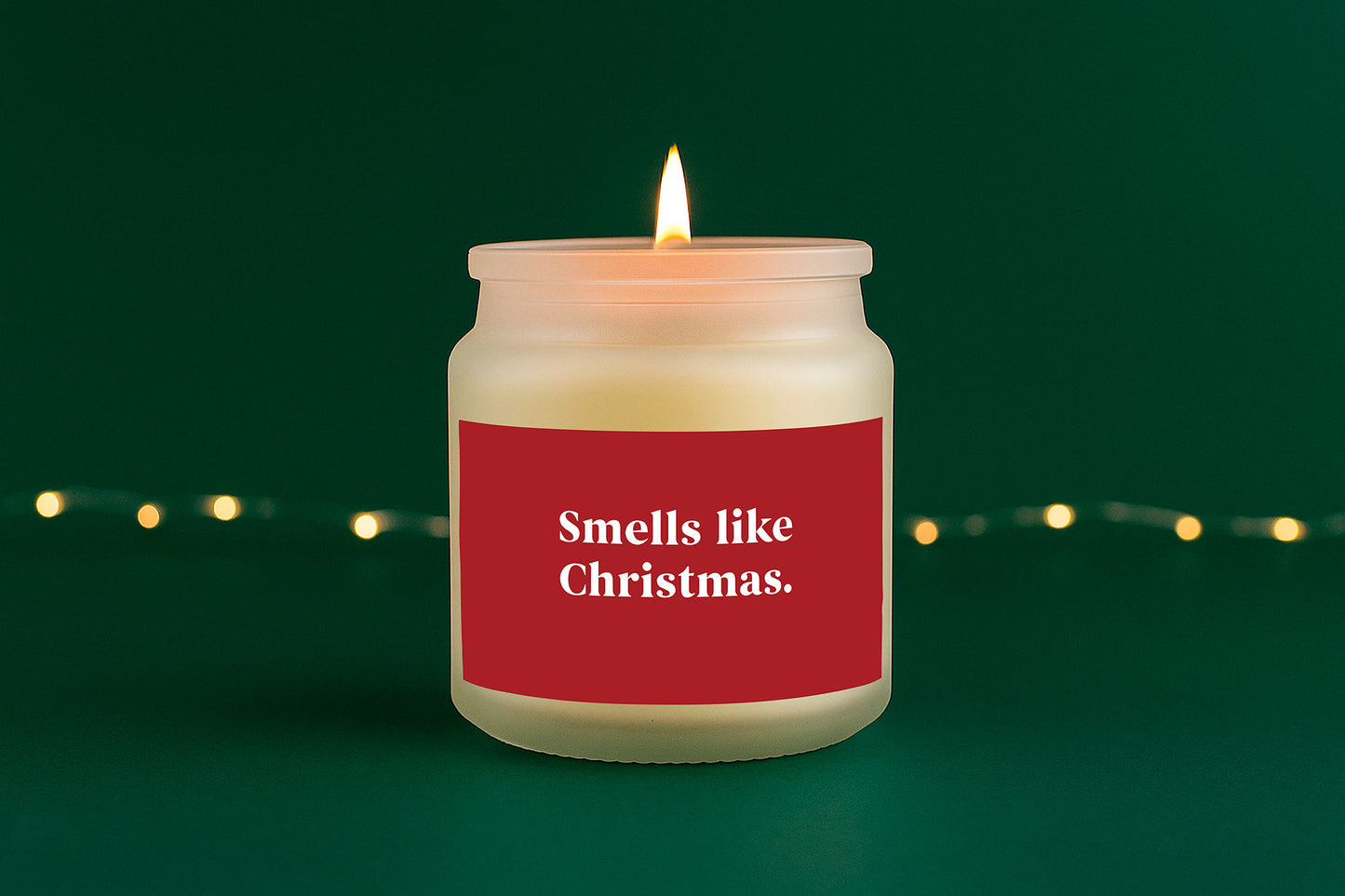 Smells Like Christmas Candle • Funny Christmas Candle • Holiday Candle • Jar Candle • Secret Santa Gift • Festive Home Décor • Gift Boxed