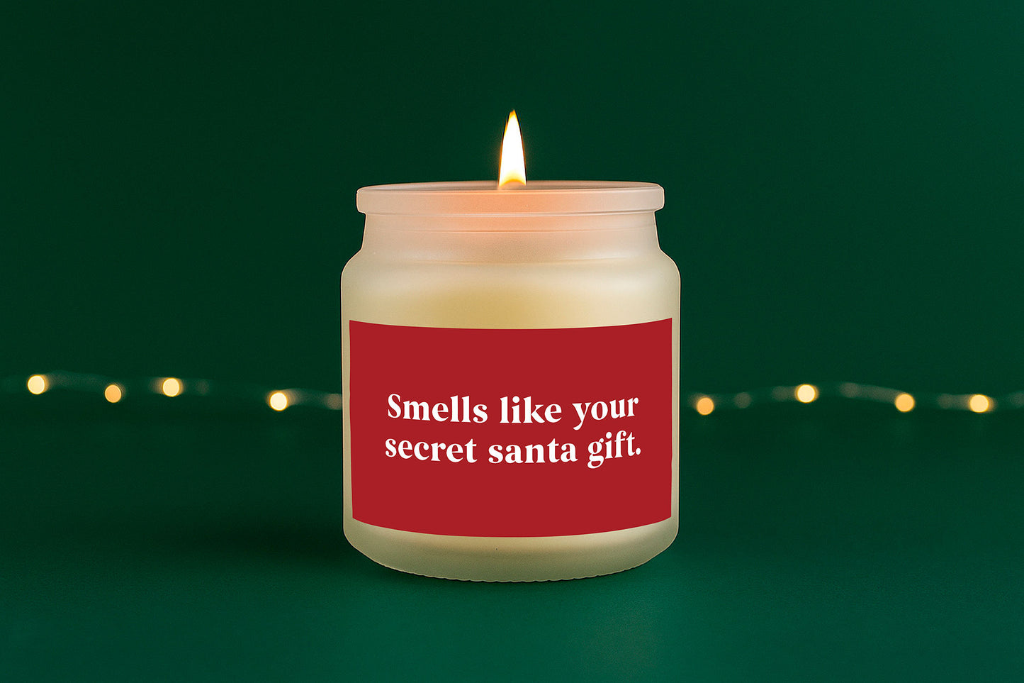Smells Like Your Secret Santa Gift Candle • Funny Christmas Candle • Holiday Scented Candle • Secret Santa Gift • Festive Home Décor • Boxed