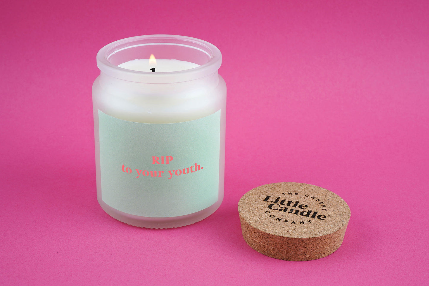 RIP To Your Youth • Birthday Gift • Scented Glass Jar Candle • Humour • Just Because Candle • Gift Box