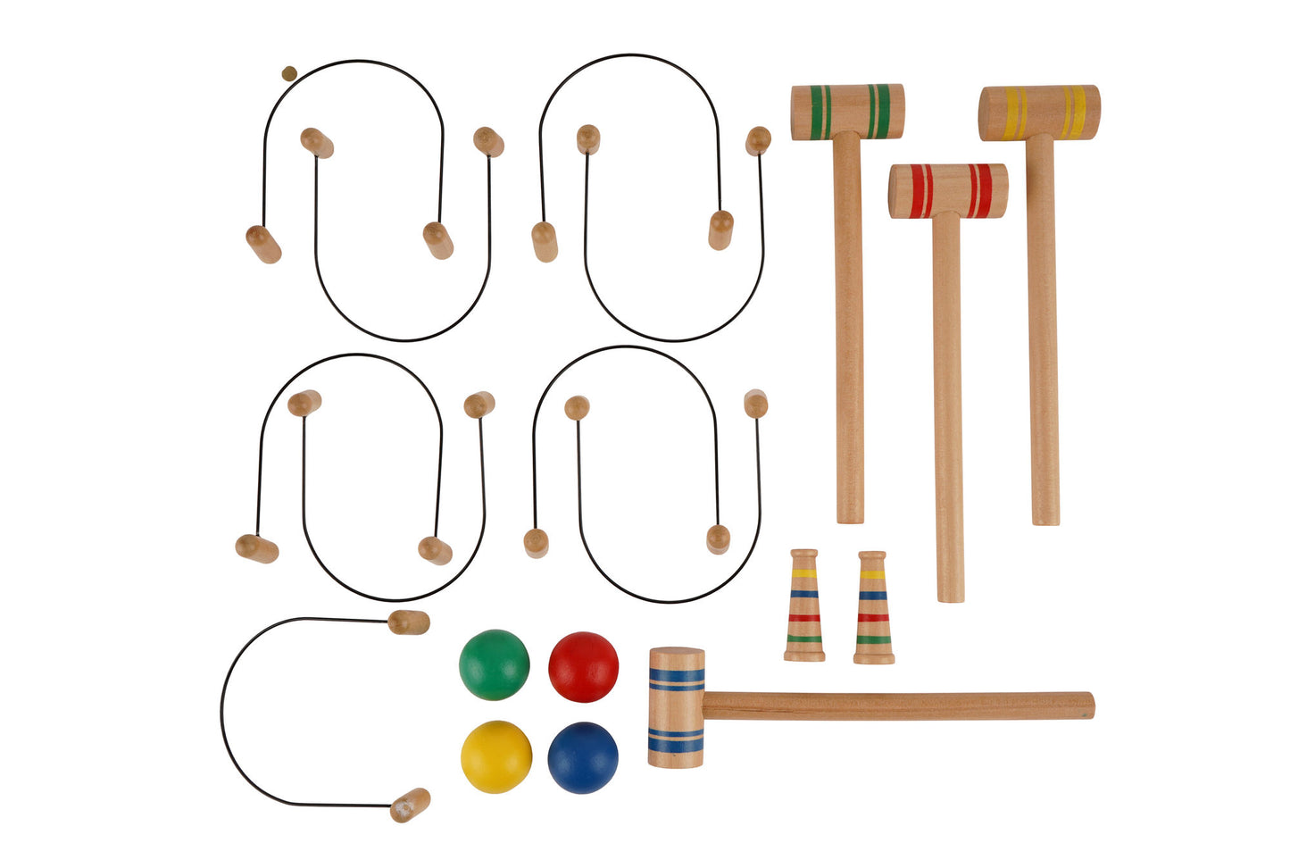 Traditional Toy Co. Mini Croquet Set | Travel Game | Classic Game