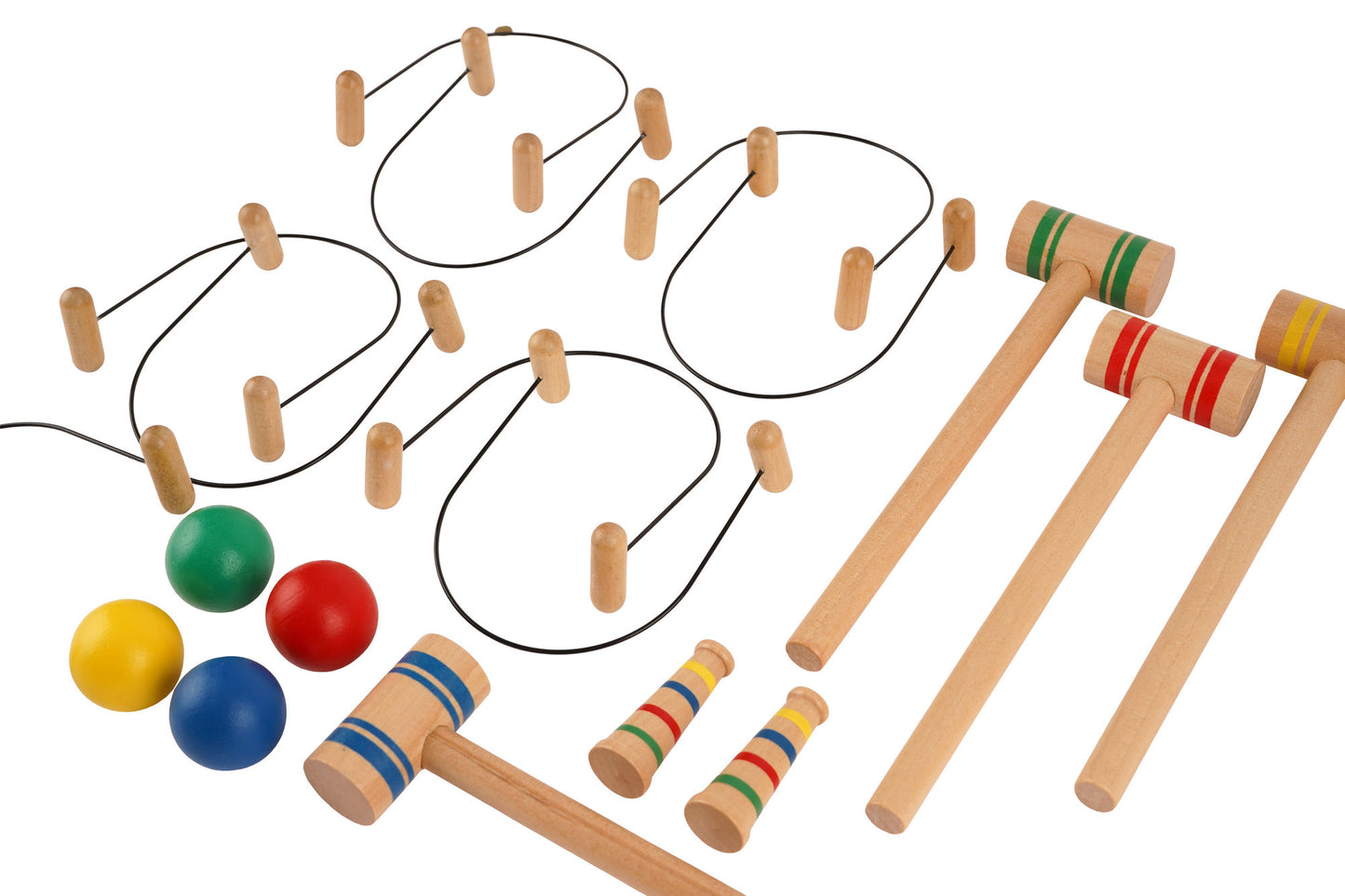 Traditional Toy Co. Mini Croquet Set | Travel Game | Classic Game