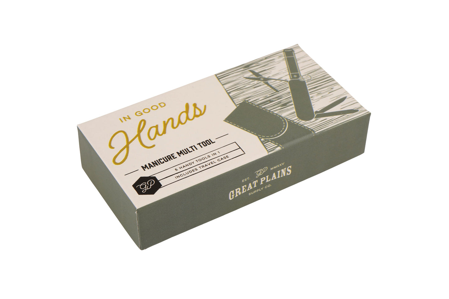Great Plains Manicure Multi Tool | Compact Travel Accessory, Keyring Attachment, Gift Boxed