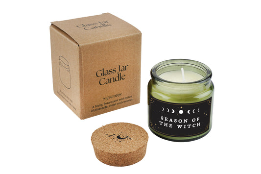 Green Jar Candle • “Season Of The Witch” • Scented Jar Candle • Gift for Her •  Gifts for Him • Halloween Candle • Halloween Home Décor