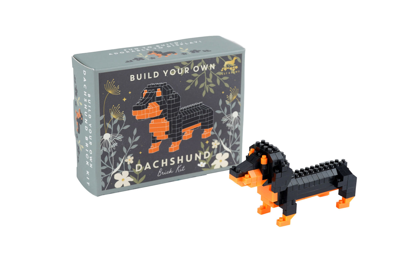 Just Paws 'Build Your Own Dachshund Brick Kit' | In Gift Box | Craft