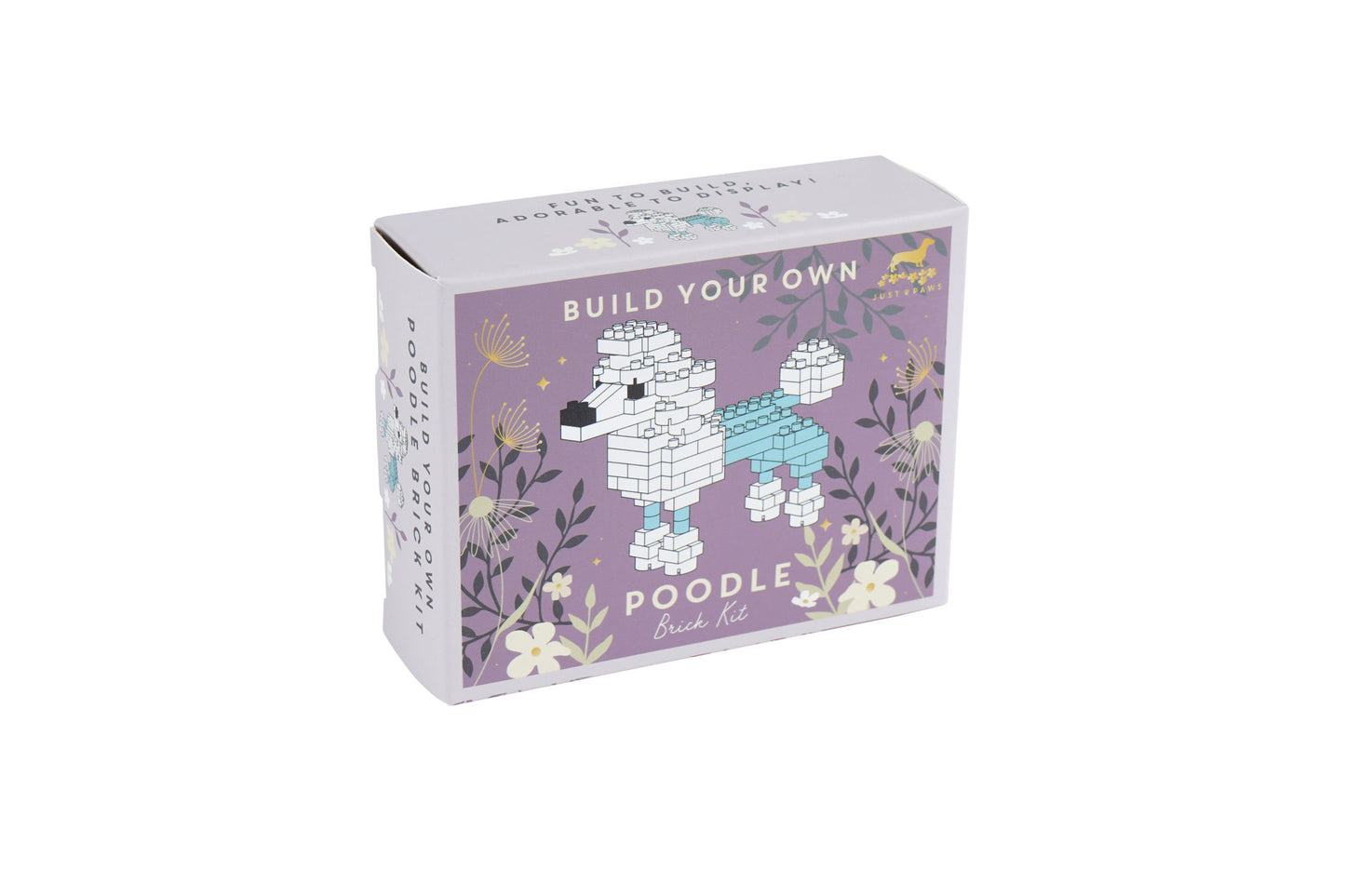 Just Paws 'Build Your Own Poodle Brick Kit' | In Gift Box | Craft