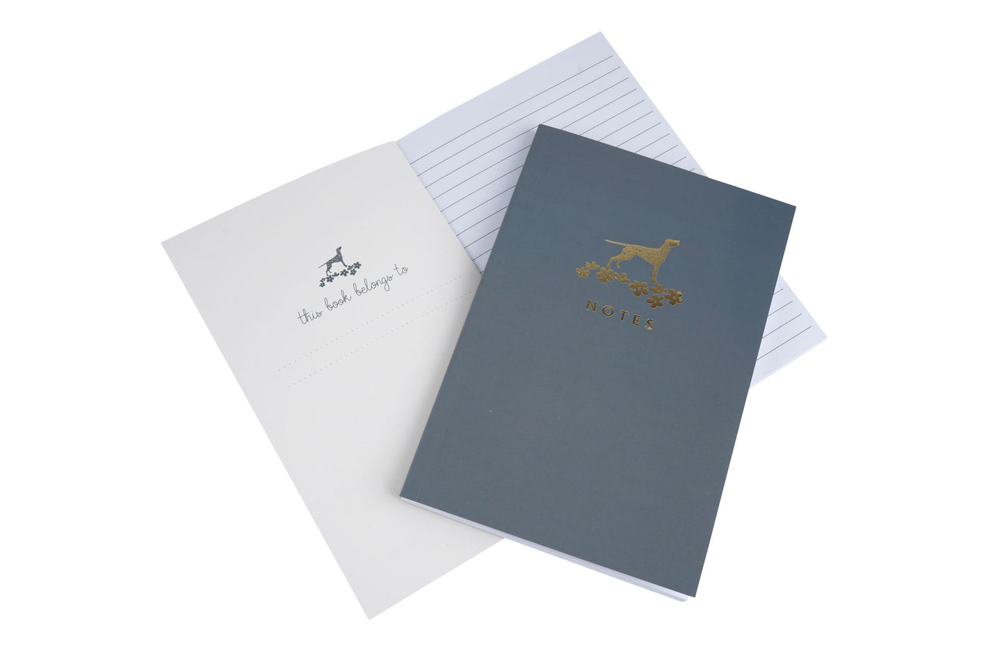 Just Paws Set Of 2 Lined Notebooks | A5 Lined Paper, Gift Wrap