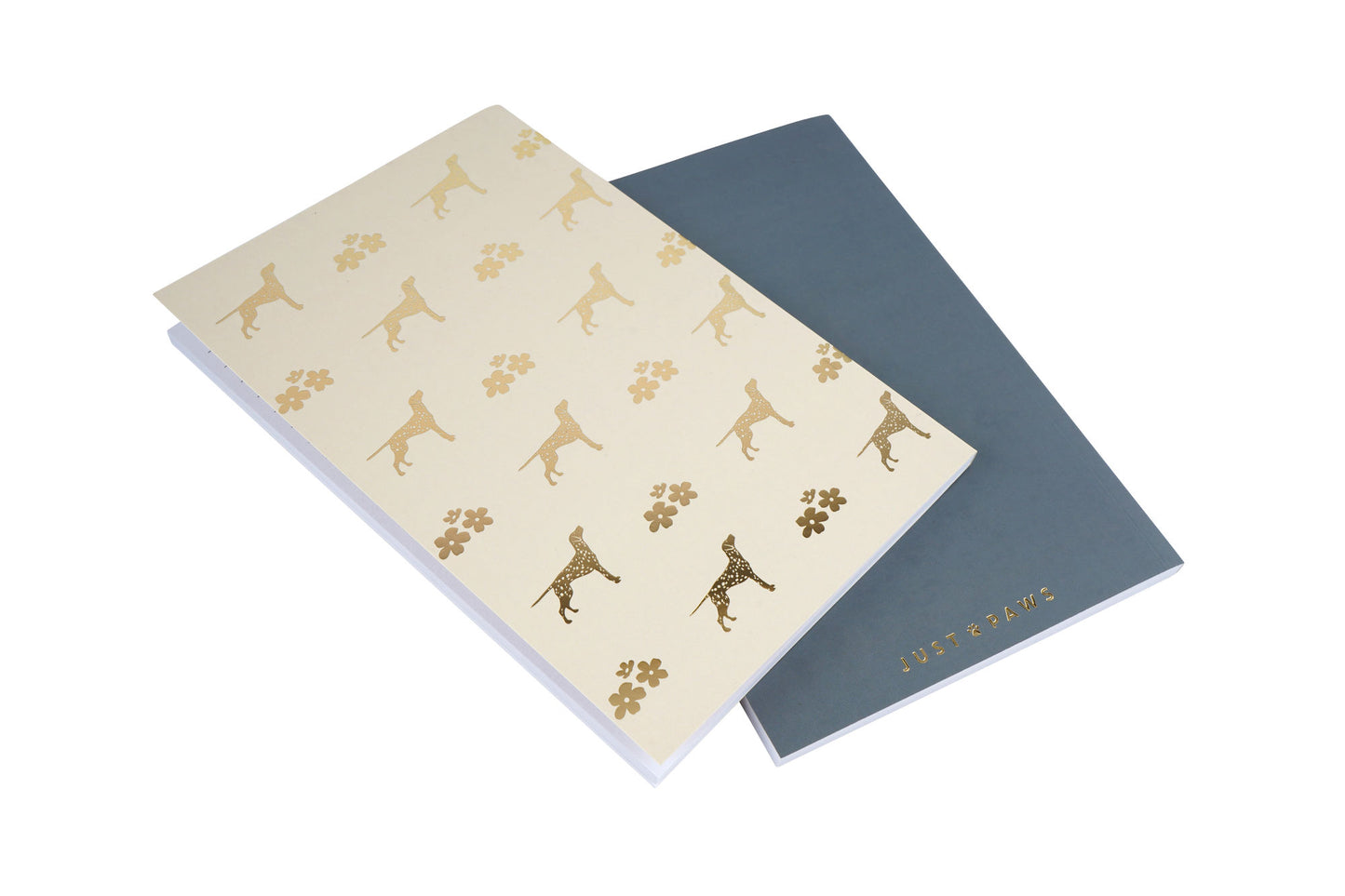 Just Paws Set Of 2 Lined Notebooks | A5 Lined Paper, Gift Wrap