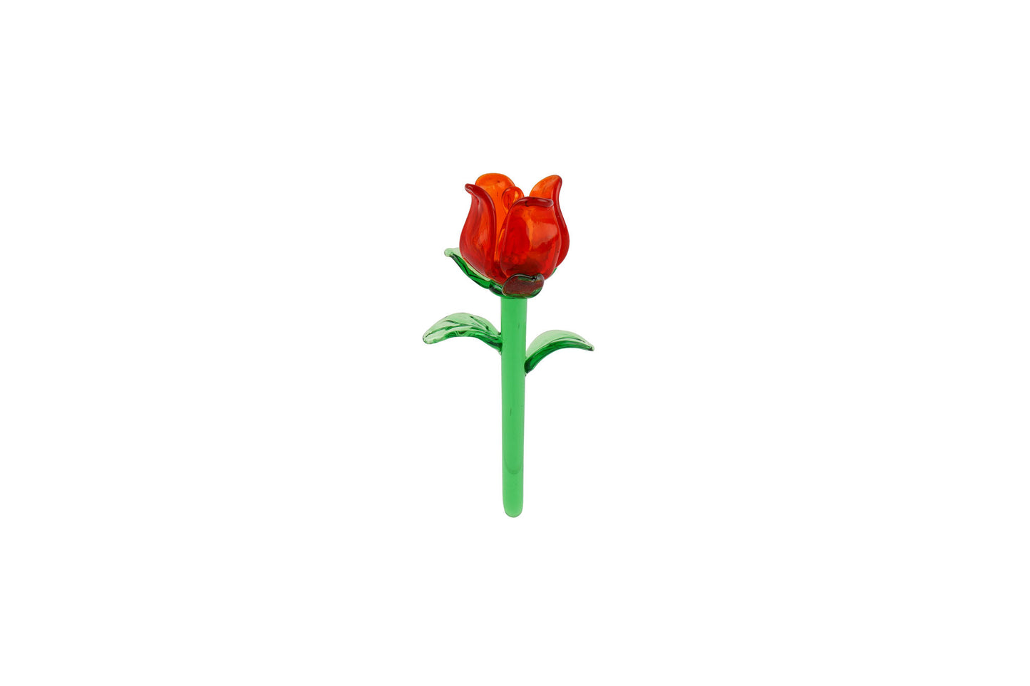 Artisan Glass Red Rose | In Gift Box | Home Decor | Ornament | Homeware | Collectable
