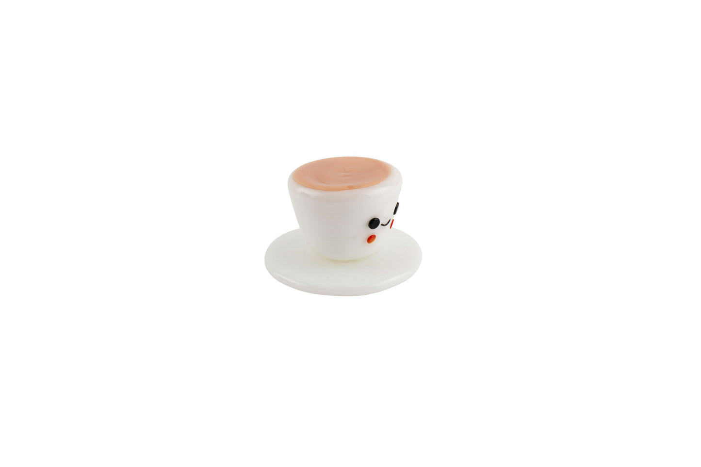 Artisan Glass Tea Cup And Saucer | In Gift Box | Home Decor | Ornament | Homeware | Collectable
