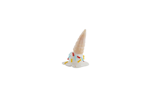 Artisan Glass Melting Ice Cream | In Gift Box | Home Decor | Ornament | Homeware | Collectable