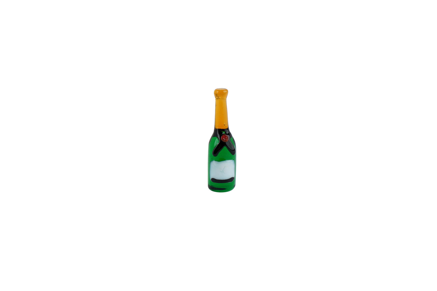 Artisan Glass Champagne Bottle | In Gift Box | Home Decor | Ornament | Homeware | Collectable