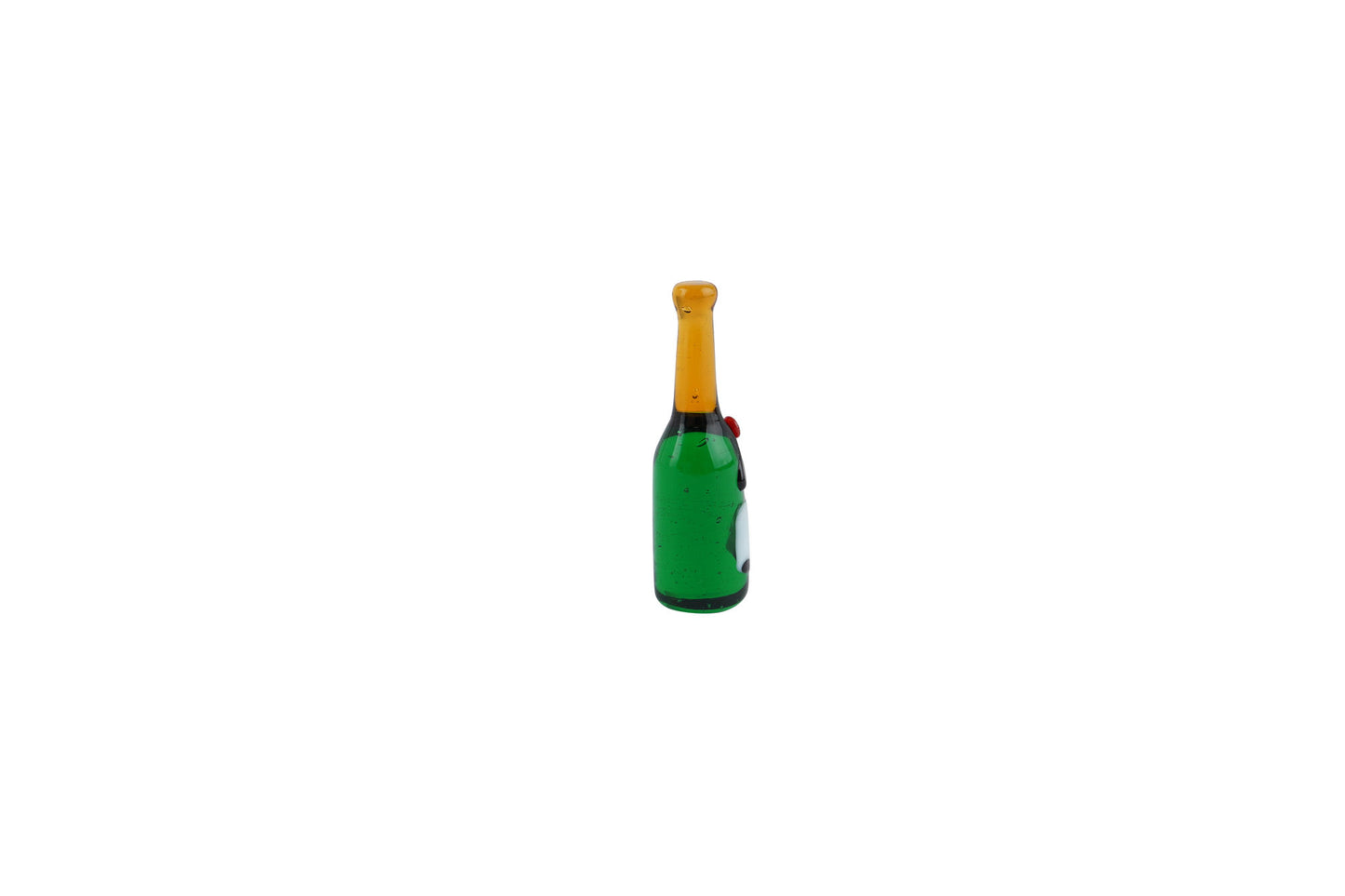 Artisan Glass Champagne Bottle | In Gift Box | Home Decor | Ornament | Homeware | Collectable