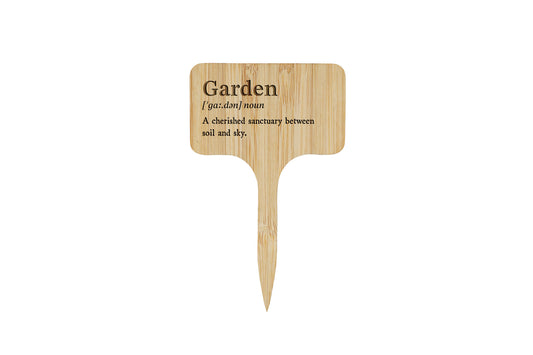 Garden Definition Wooden Plant Marker | Garden Accessory | Plant Sign | Gift for Plant Lovers | Gardening Gift