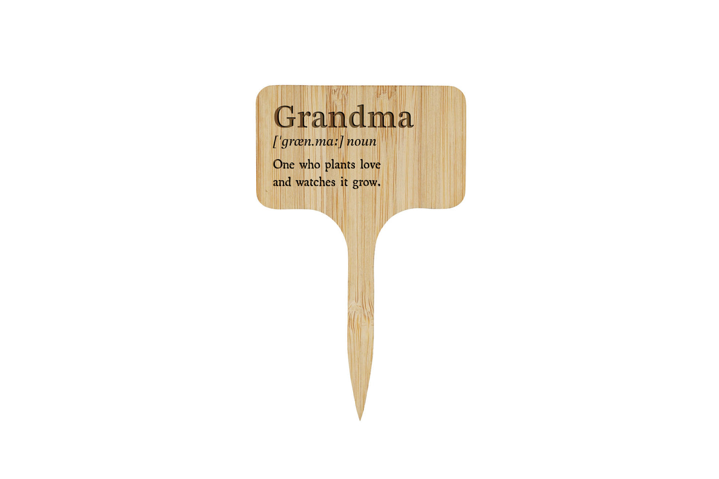 Grandma Wooden Plant Marker | Inspirational Garden Accessory | Plant Sign | Thoughtful Gift for Grandma | Home Decor | Gift For Her