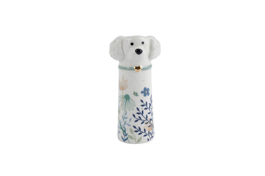 Just Paws 'Coco The Cockapoo' Bud Vase | In Gift Box | Single Stem | Home Decor