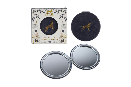 Just Paws Compact Mirror | Handbag Accessory | Travel Mirror | Dalmatian Dog