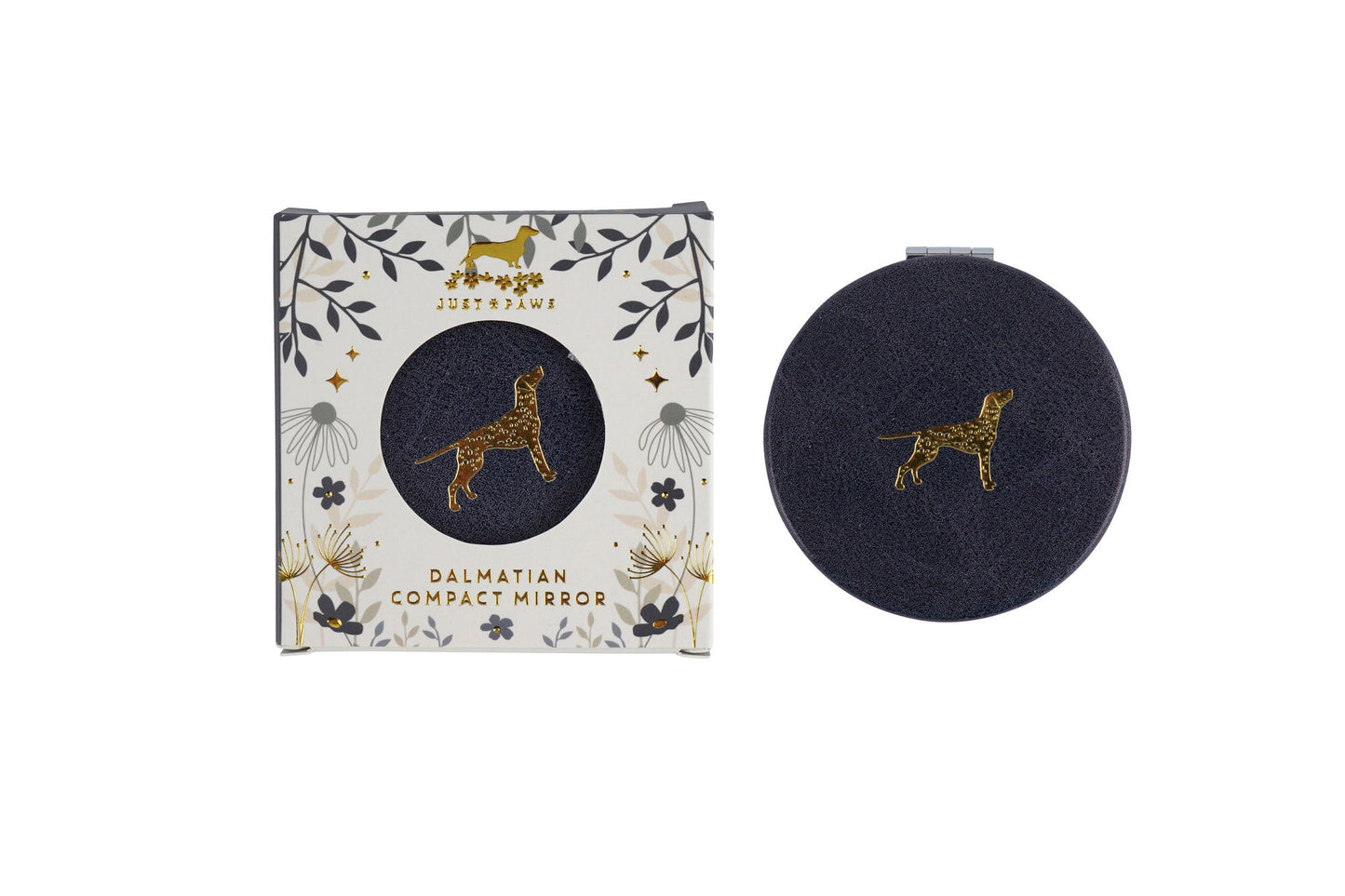 Just Paws Compact Mirror | Handbag Accessory | Travel Mirror | Dalmatian Dog