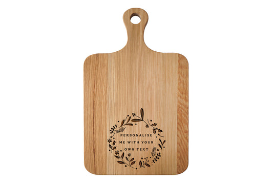 Oak Cheeseboard 'Personalise Own Text' | Festive Cheeseboard | Table Decor | Christmas Tableware