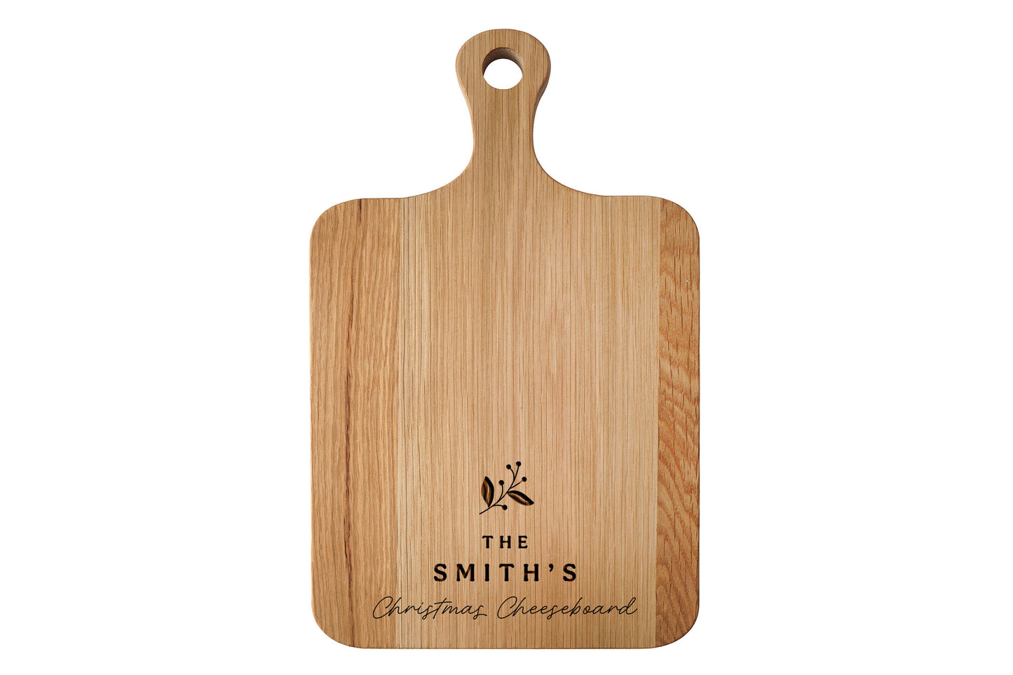 Oak Cheeseboard 'Personalised Surname Christmas Cheeseboard' | Festive Cheeseboard | Table Decor | Christmas Tableware