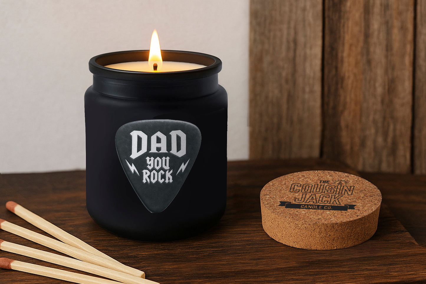 Dad, You Rock Scented Candle • Birthday Candle • Father's Day • Gift For Him